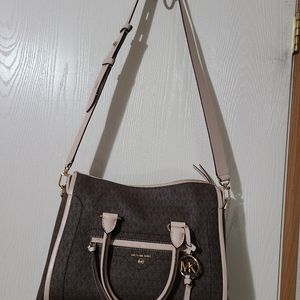 Michael Kors Carine Medium Logo Satchel